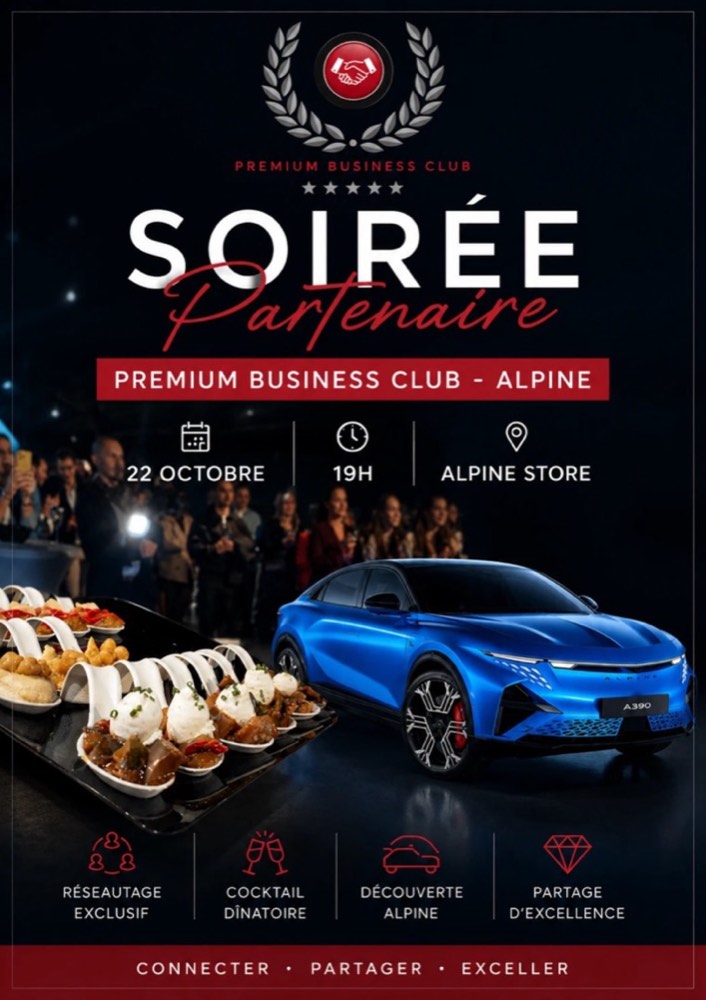 Affiche : 2e soirée Alpine